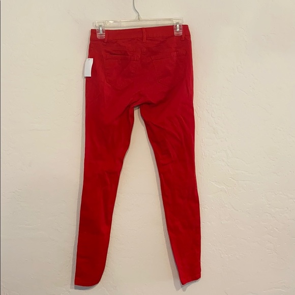 Charlotte Russe red jeggings - Picture 2 of 4